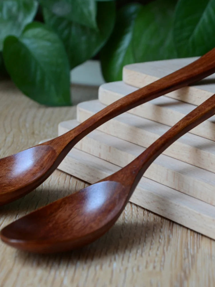 Wooden Spoon Bamboo Kitchen Cooking Utensil Tool For Kicthen 813 Soup Teaspoon Catering wooden spoons spoon