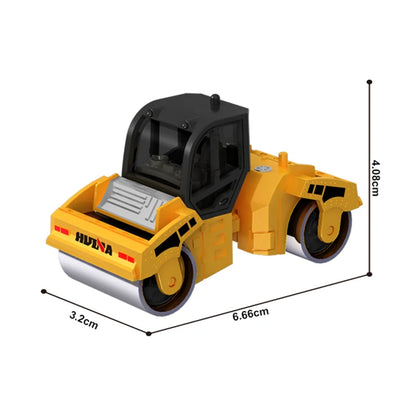 Huina 1/80 Alloy Excavator Truck Dumper Metal Engineering Car Model Toy Scale Cars Diecast Vehicle Toy Children Toys for Kids