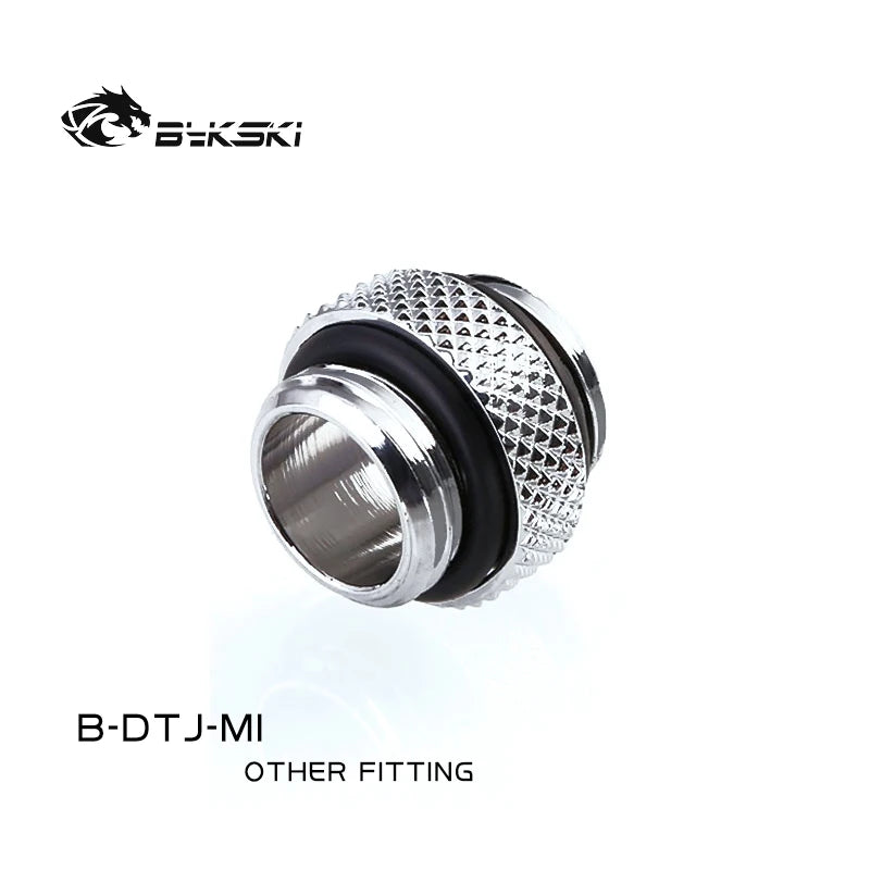 Bykski B-DTJ-MI PC water cooling fittings G1/4'  Mini Double Male dual external thread tube connection water cooler adapter