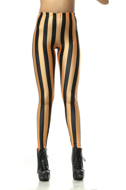 New Sexy Women Legging Rainbow Stripe Printing Fitness leggins Fashion Slim High Waist Leggings Woman Pants Christmas Gift