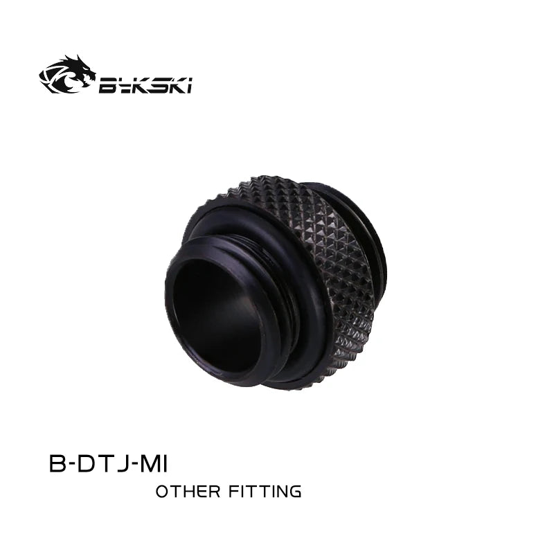 Bykski B-DTJ-MI PC water cooling fittings G1/4'  Mini Double Male dual external thread tube connection water cooler adapter