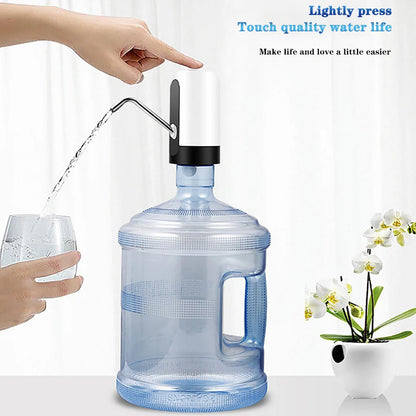 Water Bottle Pump USB Charging Automatic Electric Water Dispenser Pump Bottle Water Pump Auto Switch Drinking Dispenser