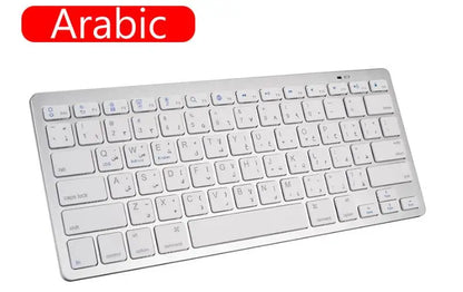 Wireless Bluetooth Keyboard Russian Spanish Korean French Arabic For Macbook Ipad Pro Moble Android Windows Phone Tablet Laptop