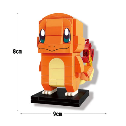 pokemon figures Pikachu cartoon brick pocket monster ball  monster brick set classic cartoon movie doll model children's toys