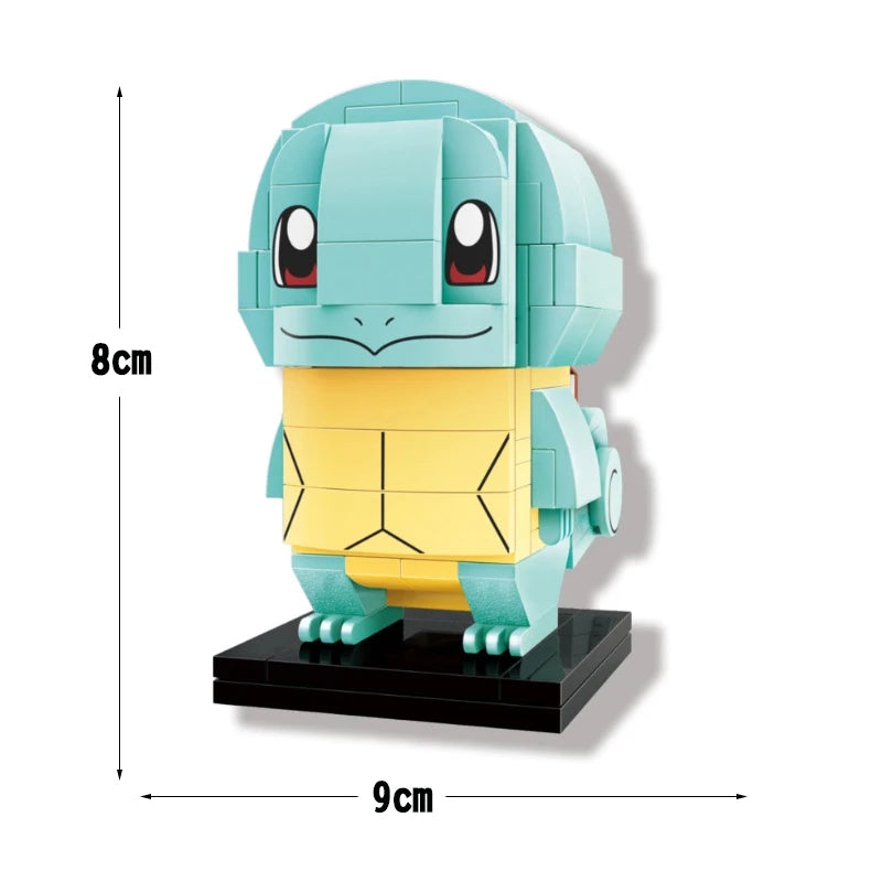 pokemon figures Pikachu cartoon brick pocket monster ball  monster brick set classic cartoon movie doll model children's toys