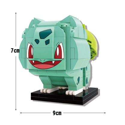 pokemon figures Pikachu cartoon brick pocket monster ball  monster brick set classic cartoon movie doll model children's toys