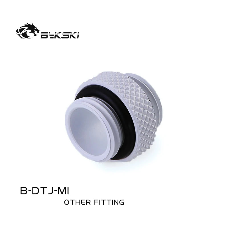 Bykski B-DTJ-MI PC water cooling fittings G1/4'  Mini Double Male dual external thread tube connection water cooler adapter