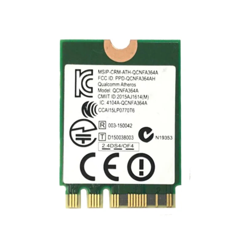 Killer 1535 1525 QCNFA364A AC M.2 NGFF WIFI Card Adapter for MSI GT72/GS60/GE62/GE72/PE60/PE70 for Dell Alienware