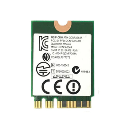 Killer 1535 1525 QCNFA364A AC M.2 NGFF WIFI Card Adapter for MSI GT72/GS60/GE62/GE72/PE60/PE70 for Dell Alienware