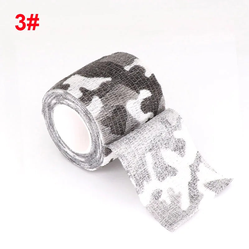 Elastic Bandage Camouflage Elastoplast Disguise Bicycle Self Adhesive Wrap Hunting Bick 4.8m Sports Protector Support