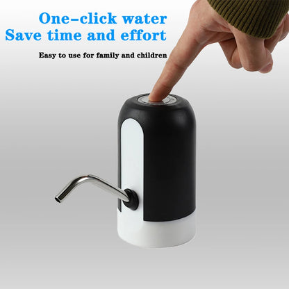 Water Bottle Pump USB Charging Automatic Electric Water Dispenser Pump Bottle Water Pump Auto Switch Drinking Dispenser