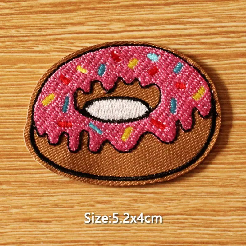 Japan Anime/Embroidery Patch DIY Hook Loop Embroidered Patches For Clothing Cartoon Bottle Patch Iron on Patches Clothes Parches