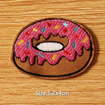 Japan Anime/Embroidery Patch DIY Hook Loop Embroidered Patches For Clothing Cartoon Bottle Patch Iron on Patches Clothes Parches