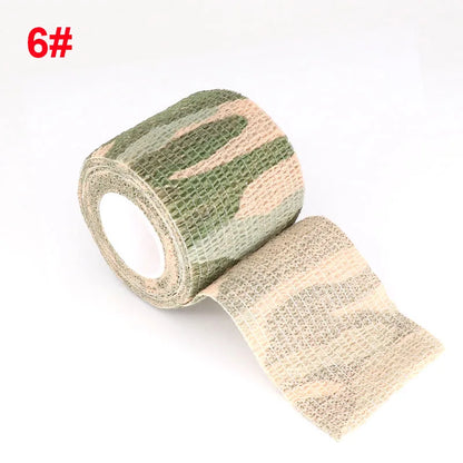 Elastic Bandage Camouflage Elastoplast Disguise Bicycle Self Adhesive Wrap Hunting Bick 4.8m Sports Protector Support