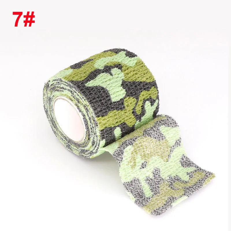 Elastic Bandage Camouflage Elastoplast Disguise Bicycle Self Adhesive Wrap Hunting Bick 4.8m Sports Protector Support