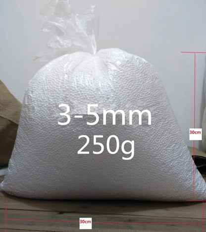 White Foam Balls for Bean Bags, Baby Pillow Filler Bed, Sleeping Baby Bean Bags, Newborn Sofa, Styrofoam Balls, 3-5mm, Wholesale