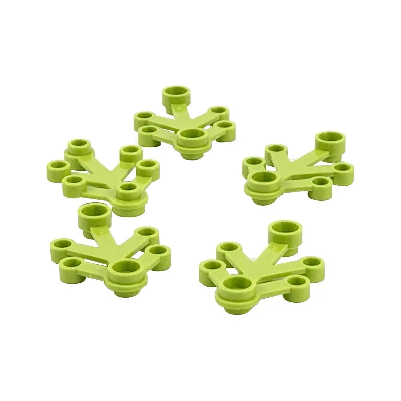 City MOC Plants Trees Flowers Petal Leaf Branch Educational Compatible Building Blocks Toys for Children DIY Bricks 6255 3741