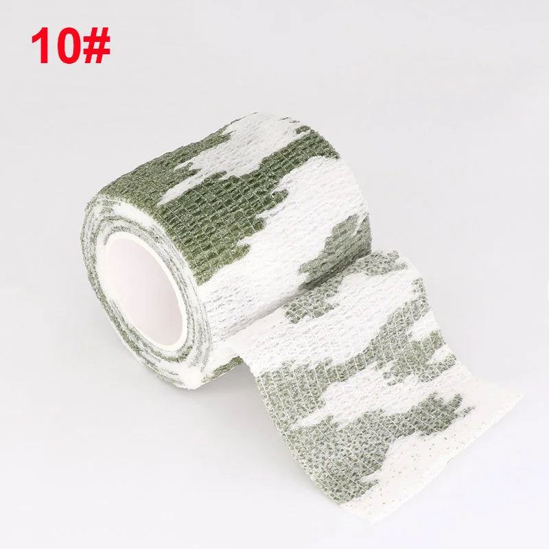 Elastic Bandage Camouflage Elastoplast Disguise Bicycle Self Adhesive Wrap Hunting Bick 4.8m Sports Protector Support