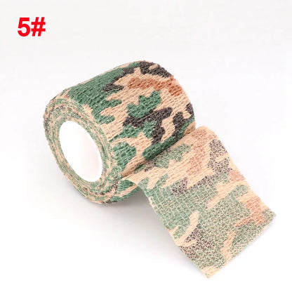 Elastic Bandage Camouflage Elastoplast Disguise Bicycle Self Adhesive Wrap Hunting Bick 4.8m Sports Protector Support