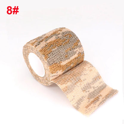 Elastic Bandage Camouflage Elastoplast Disguise Bicycle Self Adhesive Wrap Hunting Bick 4.8m Sports Protector Support