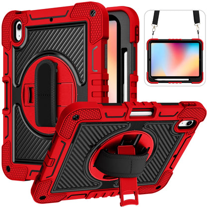 For iPad 10.2 9th Generation Case For Air 5 10.9 Mini 6  Pro 11 2th 3th 4th 9.7 2017 2018 Cover + Kickstand Hand Shoulder Strap