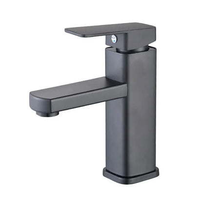 Black/Chrome Bathroom Faucets Hot and Cold Mixer Faucets Vanity Bathroom Kitchen Deck Mounted Bathroom Sink Faucets