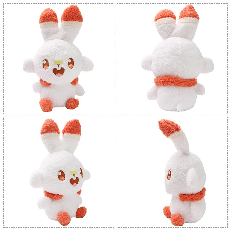 Rowlet Piplup Charmander Pokemon Plush Toys Pichu Mew Snorlax Meowth Psyduck Scorbunny Rabbit Curly Fluff Stuffed Peluche Dolls