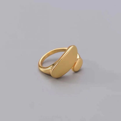 Classic Ring for Women Girls Bread Twist Shape Gold Color Rings Accessories Finger Fashion Jewelry Wholesale