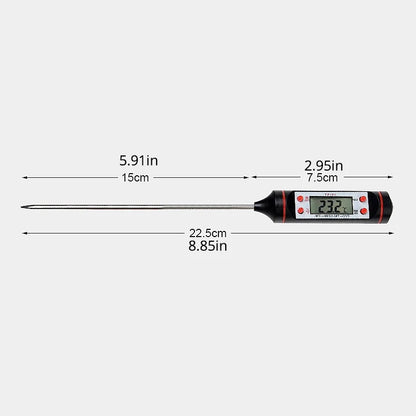 Kitchen Food Baking Digital Thermometer Electronic Probe Type Digital Display Liquid Grill Thermometer