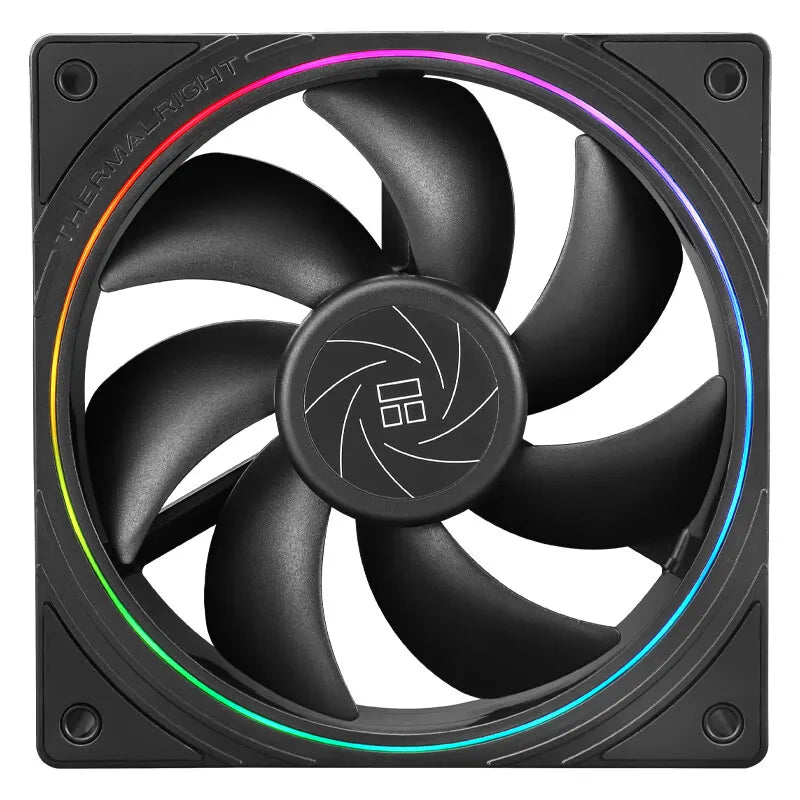 Thermalright TL-S12 Computer Case Cooling Fan 12cm PWM ARGB Colorful Aperture Adjustable Speed Shock Absorbing Silent Case Fan