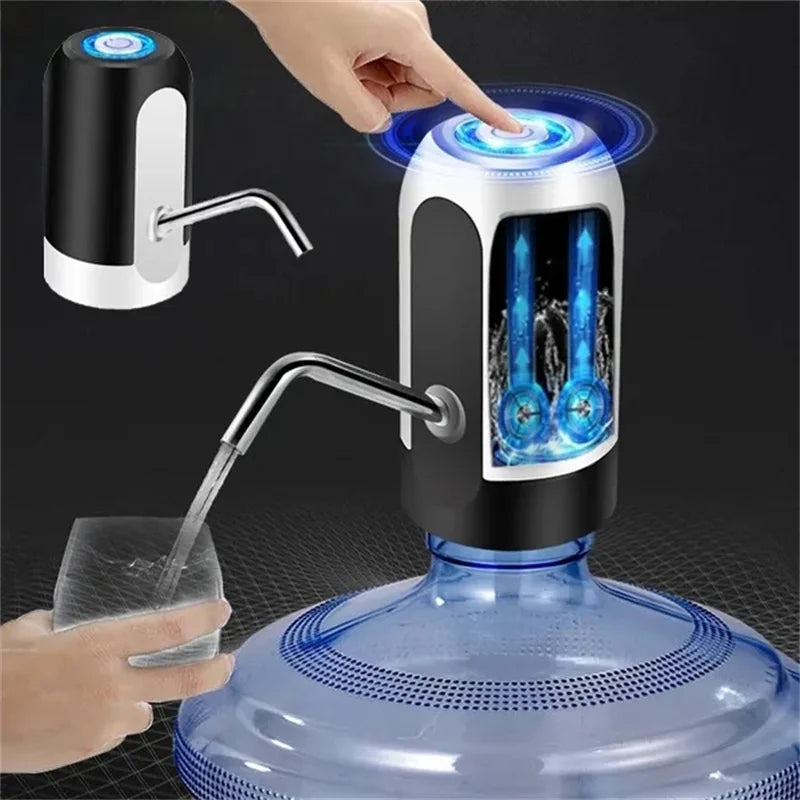 Water Bottle Pump USB Charging Automatic Electric Water Dispenser Pump Bottle Water Pump Auto Switch Drinking Dispenser