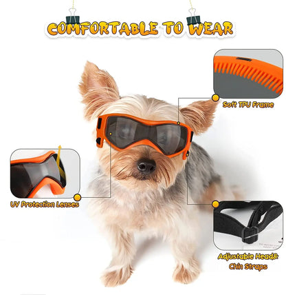 Pet Accessories Dog Outdoor UV Protection Sunglasses Cat Dog Goggles for Small Medium Breed Puppy Glasses Adjustable Straps