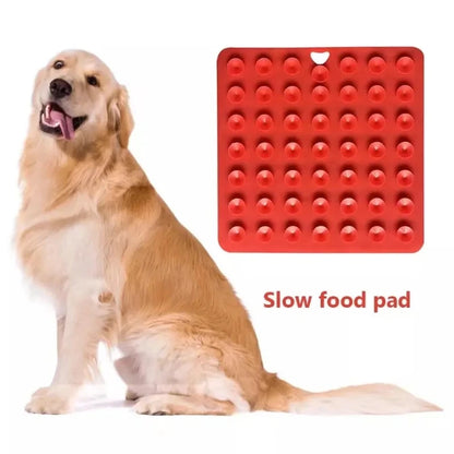 Silicone licking pad for cats and dogs, slow feeding pad for food grade pets, slow feeding pad With suction cups