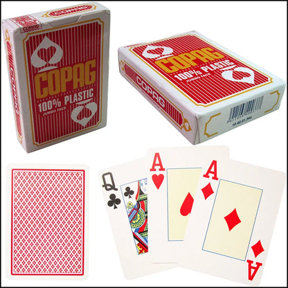 Premium Plastic Poker Cards Texas Playing Cards Standard Sealed Decks Magic Dmagic Waterproof Big Number Poker Gift Collection