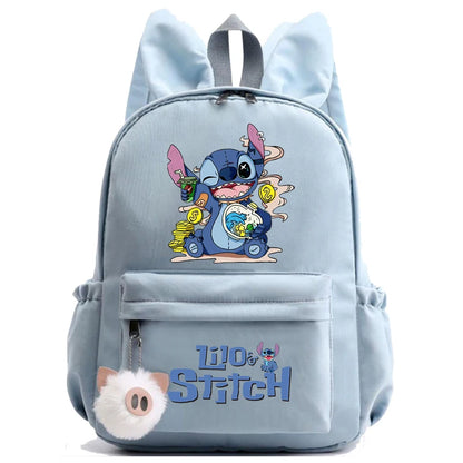 Disney Stitch Backpack for School Girl Boy Student Teenager Children Rucksack Women Casual Mochila Bags Kids Birthday Gifts Toys