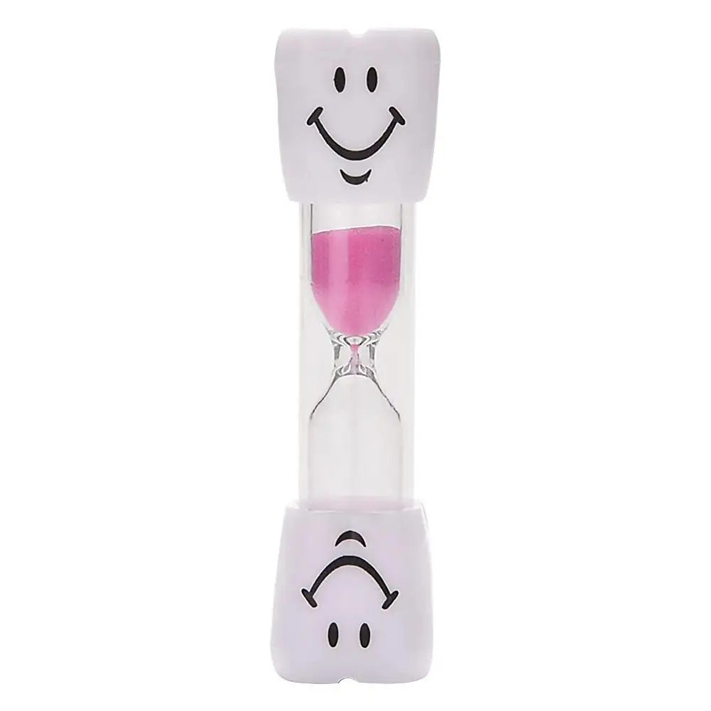 Creative Smiling Face Hourglass Sand Clock for Cooking Brushing Teeth 3 Minutes Sands Timer Sandglass for Children Kids Gift