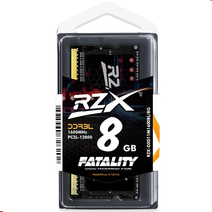 RZX Memoria RAM DDR3L Notebook 8GB 4GB 1.35V 204pin 1600MHz PC3L Laptop Sodimm Memory