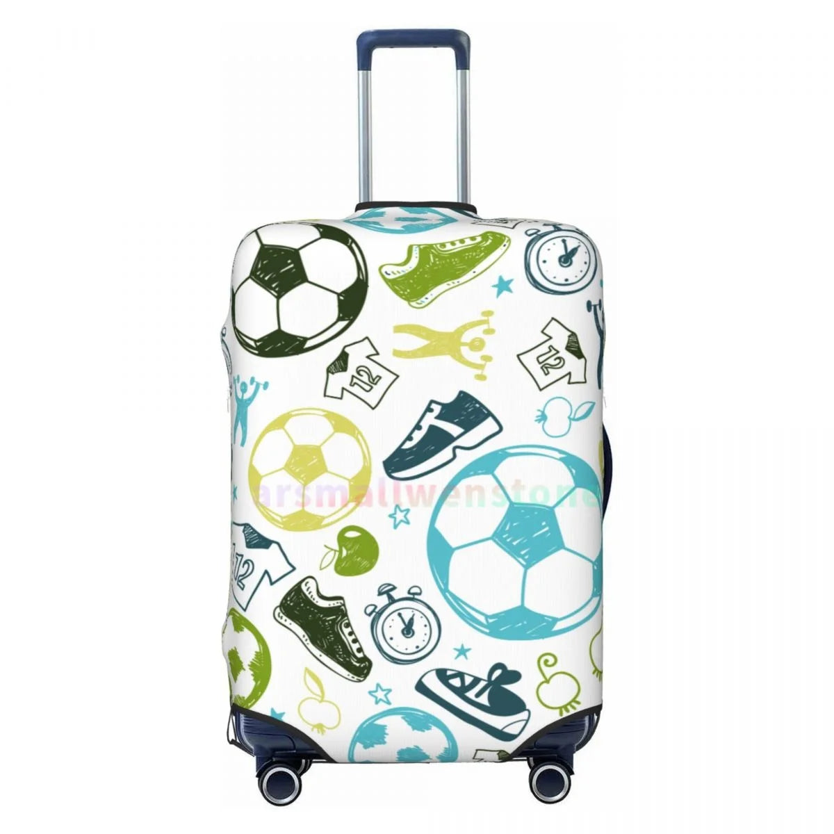 Football Luggage Cover Suitcase Protector Thicken Elasticity Dust Covered Anti-scratch Protective Case 18-32 Inch