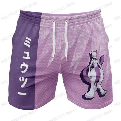 2th Cute Casual Anime Rash Guards Surfing Jersey Beach Shirts Swimwear Diving Gym Shorts MMA BJJ Men Jiu Jitsu Fitness Sets