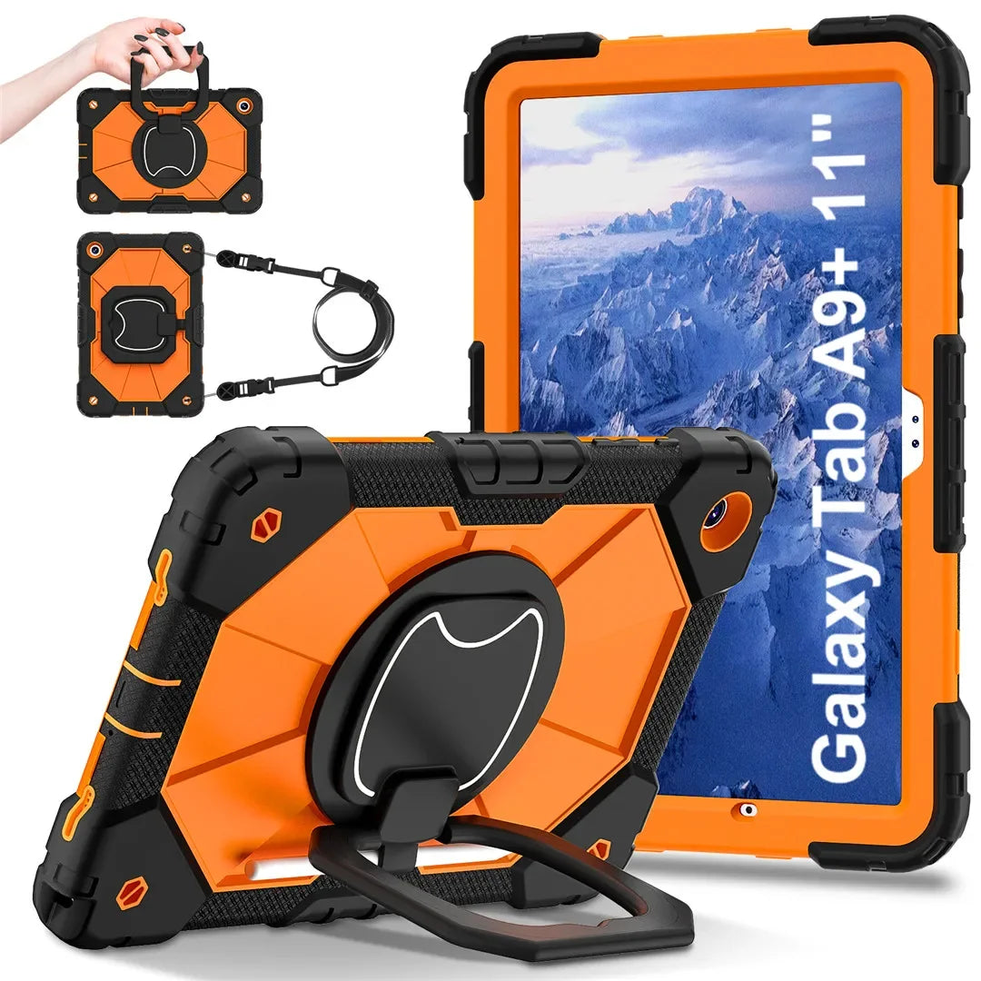 Kids Case For Samsung Galaxy Tab A9 Plus 11 inch 2023 SM-X210/X215/X216 Tab A8 10.5 Tablet Kickstand Shockproof Rugged Cover