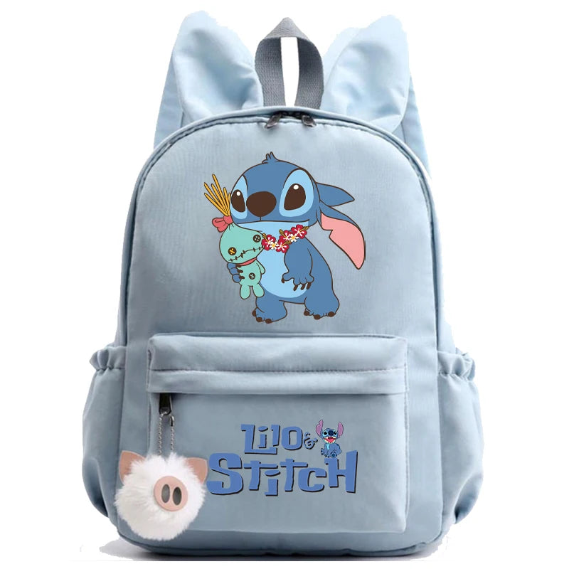 Disney Stitch Backpack for School Girl Boy Student Teenager Children Rucksack Women Casual Mochila Bags Kids Birthday Gifts Toys