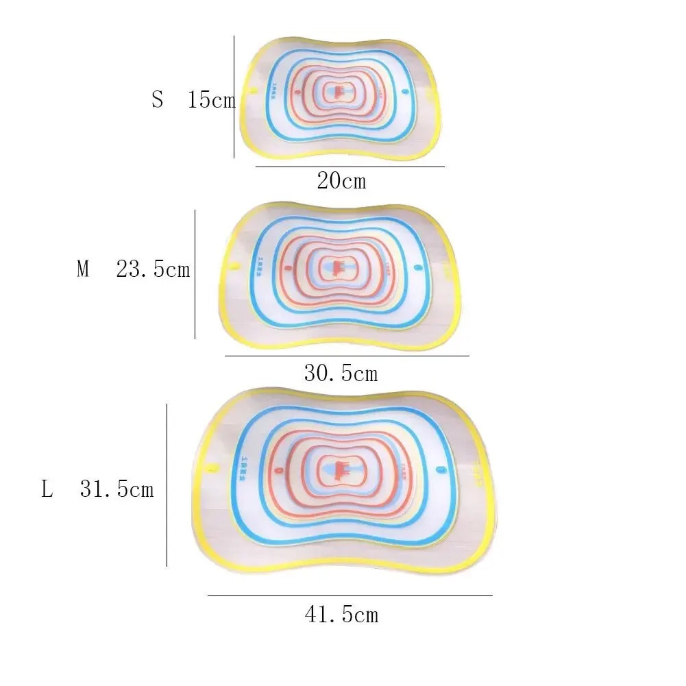 1pc, Cutting Board, Kitchen Plastic Cutting Board, Transparent Cutting Board, Non-slip Vegetable Meat Cutting Board, Chopping Bl