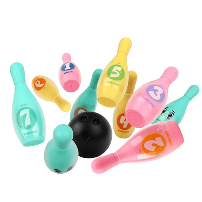 Children's bowling toy set, parent-child sports toys, outdoor entertainment