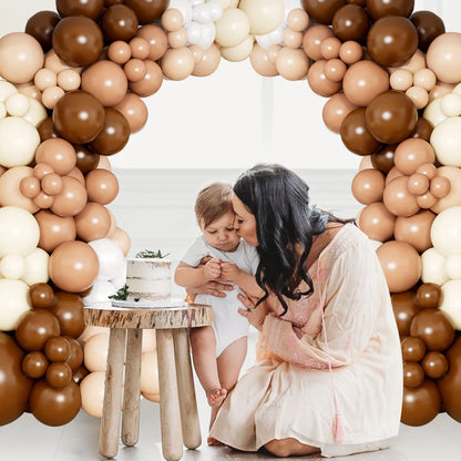 Brown Balloons Garland Arch Kit Birthday Party Decoration Kids Wedding Birthday Party Supplies Baby Shower Decor Latex Balloons