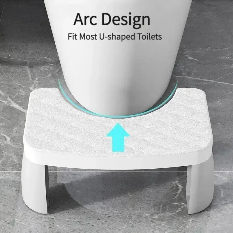 1 PCS Toilet Seat Stool Portable Squat Stool Home Adult Bathroom Accessories Toilet Squat Stool Removable Non-slip