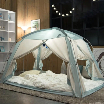 Tent Bed Automatic Indoor Adult Children Bed Tent Warm Windproof Winter Tent Dormitory Single Double Winter Tent new