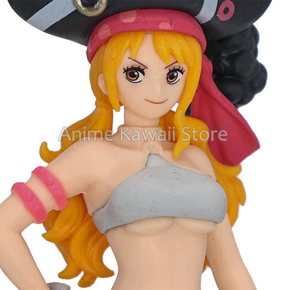 20cm Anime Figure One Piece DXF Nami PVC Action Figures Cartoon Collection Model Toy Children Kids Halloween Gift