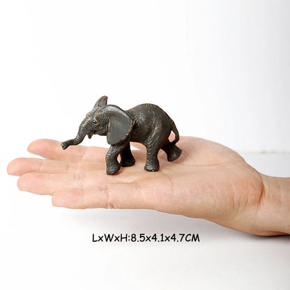 Wild Animal Figures Elephant Toy Mammoth Figurines Action Figure jungle Models Plastic Animals for Children Toys for Kids Gifts