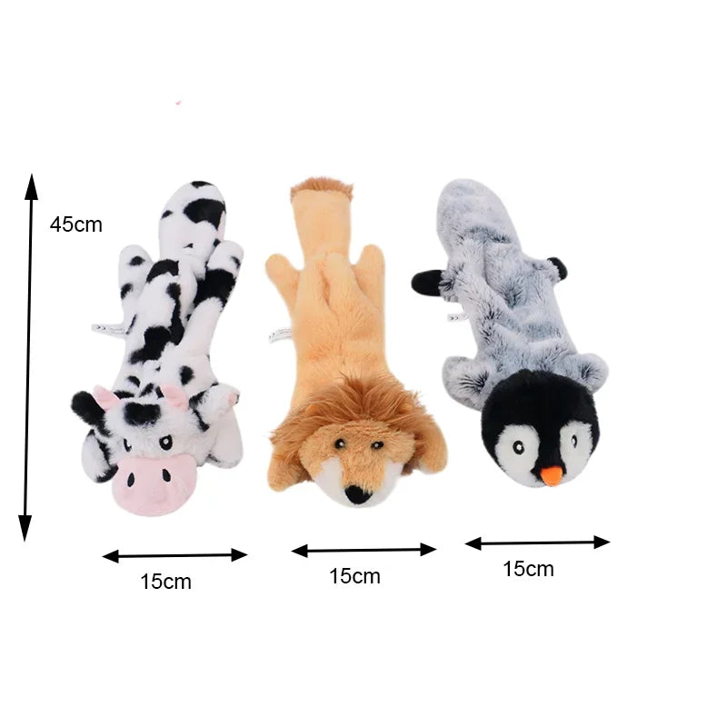 Pet Plush Toy Dog Sound Octopus Animal Shape Toy Interactive Dog Teeth Clean Chew Toy Pet Supplies For Small Meduim Large Dog