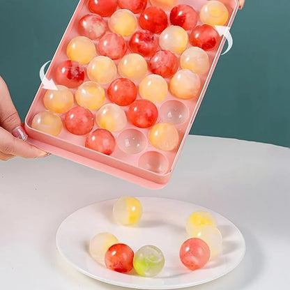 1pc Round ice cube tray for freezing, cocktail ice, round ice cube tray with lid, spherical ice, drink ice